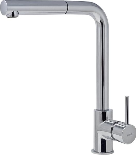 ELLECI Miscelatore Cucina con Doccetta Estraibile Rubinetto Monocomando colore Cromo - MIKTRPCR Trail Plus