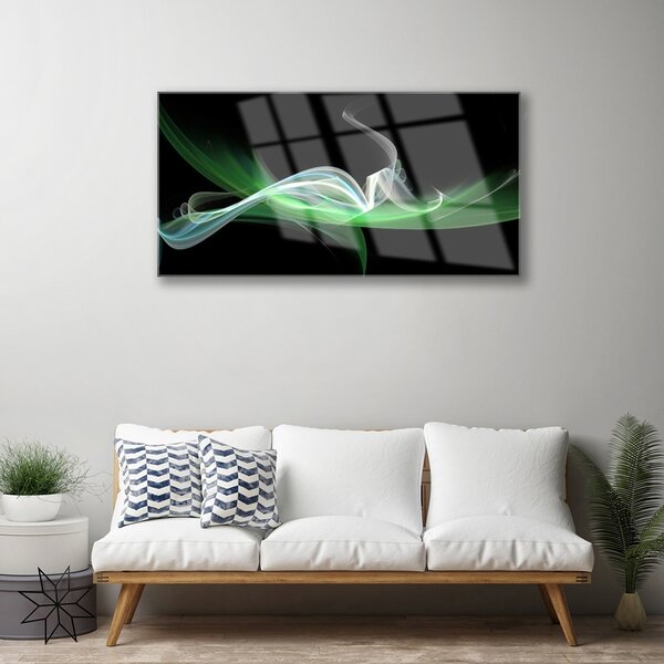 Quadro in vetro Grafica astratta 100x50 cm 2 appendini