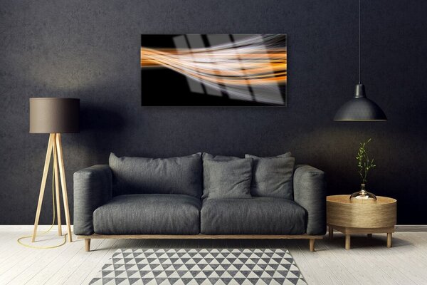 Quadro vetro Grafica astratta 100x50 cm 2 appendini