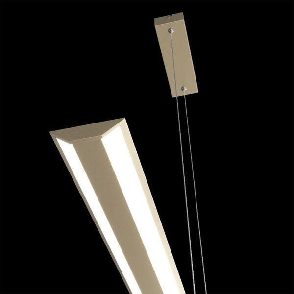 Lampadario moderno malika 1216 s120 oc led cct switch 5416lm biemissione - Top Light