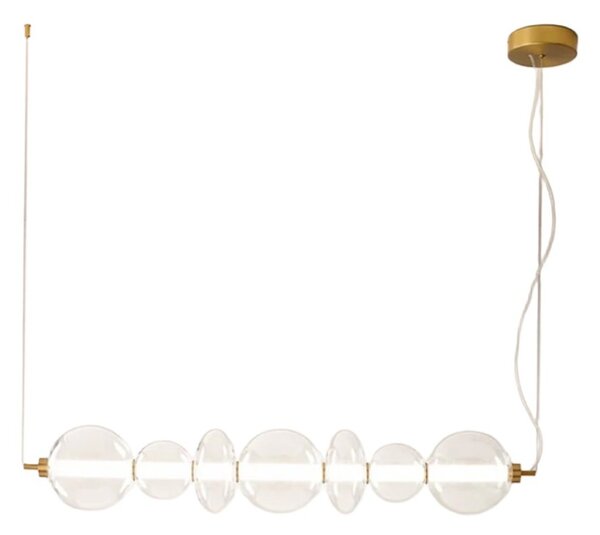 Lampadario perenz bubbles 8164 tr lc led 3000k 4250lm oro - Perenz