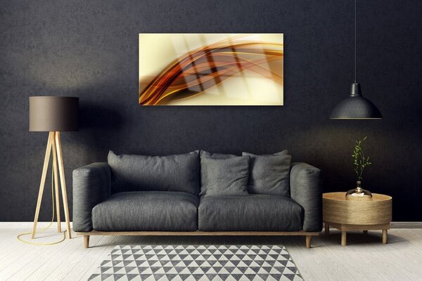 Quadro vetro Grafica astratta 100x50 cm 2 appendini