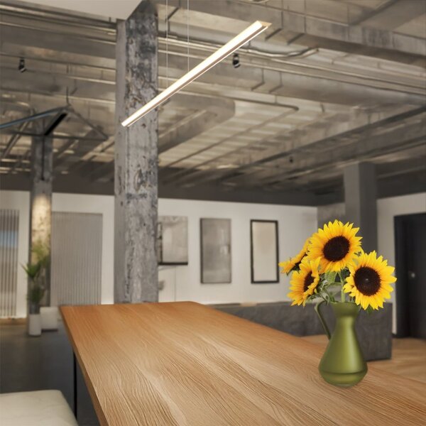 Lampadario moderno malika 1216 s120 oc led cct switch 5416lm biemissione - Top Light