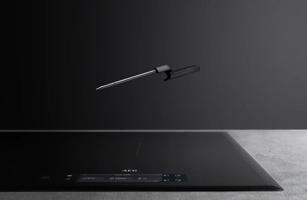 Aeg Piano Cottura a Induzione 4 Fuochi Bridge 80 cm in Vetroceramica colore Nero - IAE84883FB