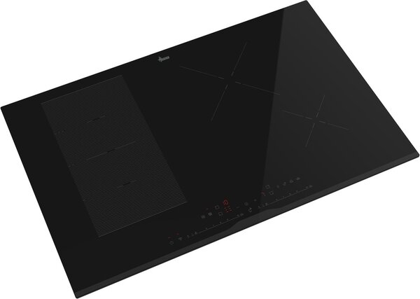 Hoover Piano Cottura a Induzione 4 Fuochi 80 cm in Vetroceramica colore Nero - HIF84DCS