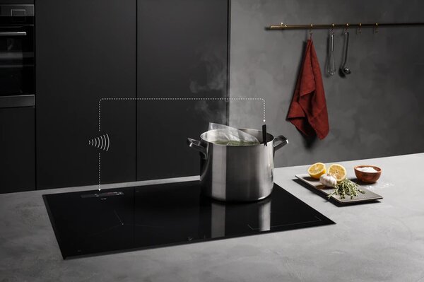 Aeg Piano Cottura a Induzione 4 Fuochi Bridge 80 cm in Vetroceramica colore Nero - IAE84883FB