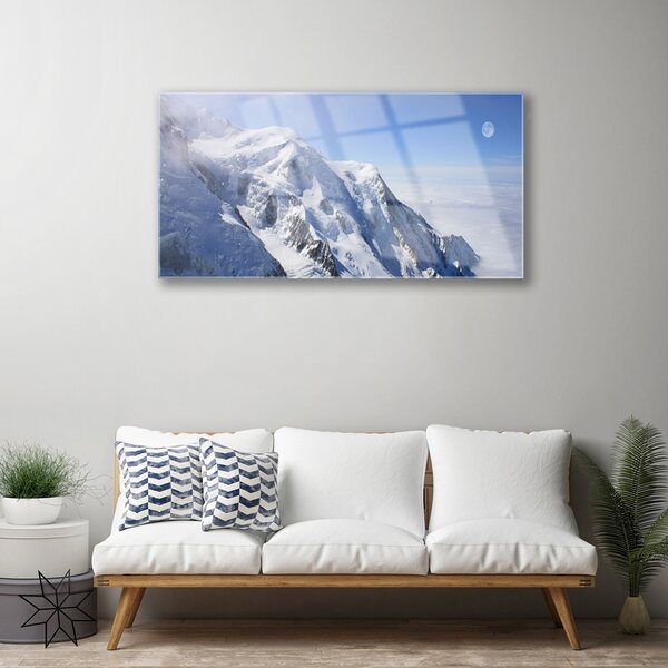 Quadro vetro Paesaggio montano 100x50 cm