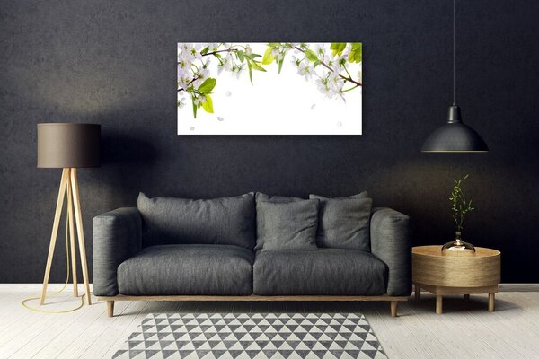 Quadro su vetro Fiocchi Natura 100x50 cm 2 appendini