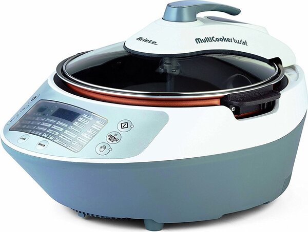 Ariete Robot da Cucina Multifunzione Capacit 5 Litri Potenza 1900 Watt Funzione Cottura / Friggitrice / Vaporiera / Yogurtiera / Forno - Multicook