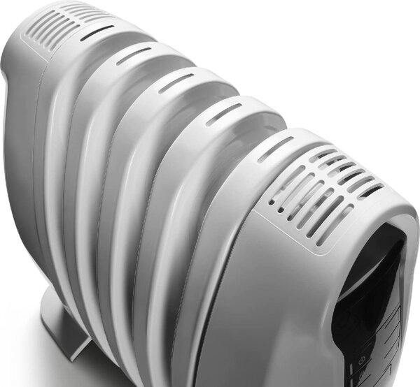 De Longhi Radiatore Termosifone Elettrico ad Olio Stufa 8 elementi Potenza 800 Watt con Termostato - TRNS0808M
