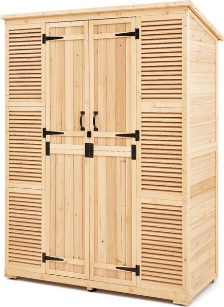 Capanno per attrezzi - armadio per attrezzi - casetta per attrezzi - armadio da giardino 1473x680x1980 mm - soluzione per riporre attrezzi e accessori da giardino