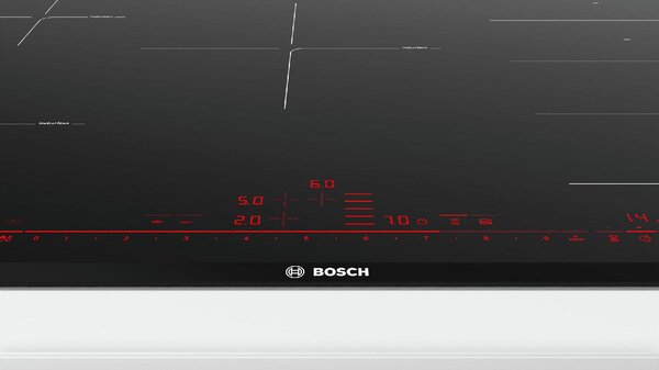 Bosch PXV875DC1E Serie 8 Piano Cottura Induzione 5 Fuochi 80 cm Vetroceramica colore Nero