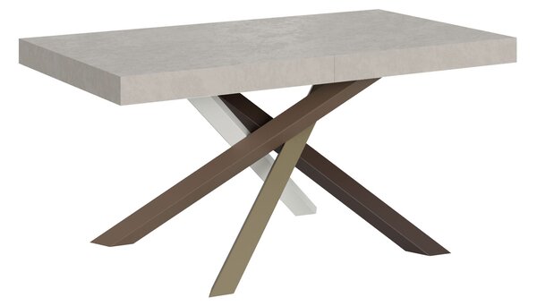 Tavolo Allungabile 160/264x90 cm Volantis Cashmere Gambe Multicolore 4/C