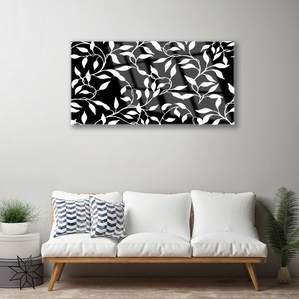 Quadro in vetro Grafica astratta 100x50 cm 2 appendini