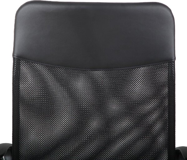 Icon Space Sedia Ergonomica con Ruote Braccioli e Poggiatesta in Tessuto Mesh colore Nero