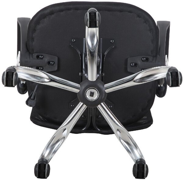 Icon Space Sedia Ergonomica con Ruote Braccioli e Poggiatesta in Tessuto Mesh colore Nero