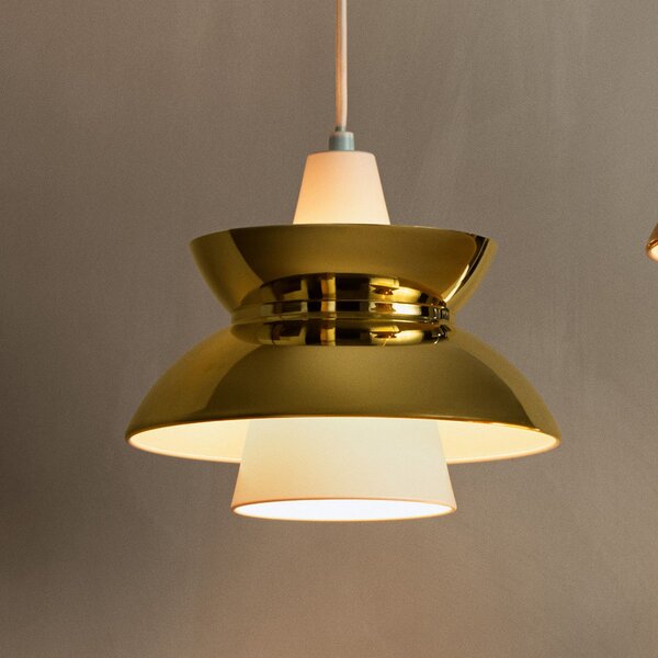Lampada a sospensione Louis Poulsen, Doo-Wop, dimmerabile, Rame, Soggiorno, Metallo, Design