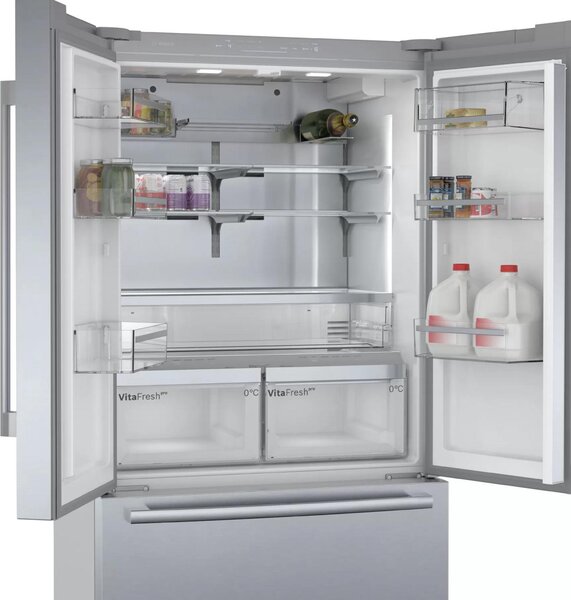 Bosch Serie 8 - Frigorifero Americano Side by Side Capacit 573 Litri Classe energetica E Raffreddamento No Frost colore Inox - KFF96PIEP