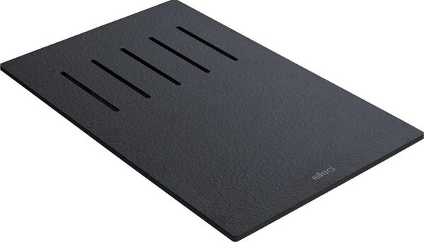 ELLECI Tagliere Rettangolare Multifunzione in HPL 44.5 x 28 x 8 cm colore Nero - ATH020BK