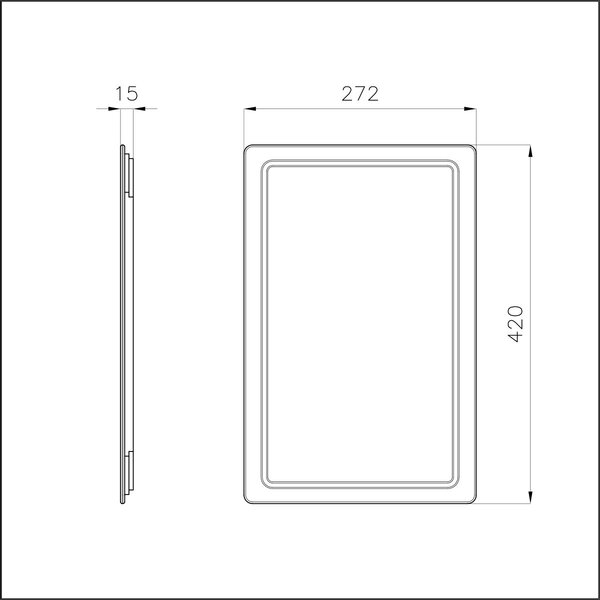 FOSTER Tagliere in Polietilene HDPE Accessorio per Lavello 272 x 420 mm - 8657 001