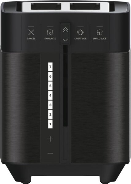Haier Tostapane 2 Fette Potenza 1150 Watt Touch con 7 Livelli di Tostatura colore Nero - HTO5A3 011 I-Master Serie 5