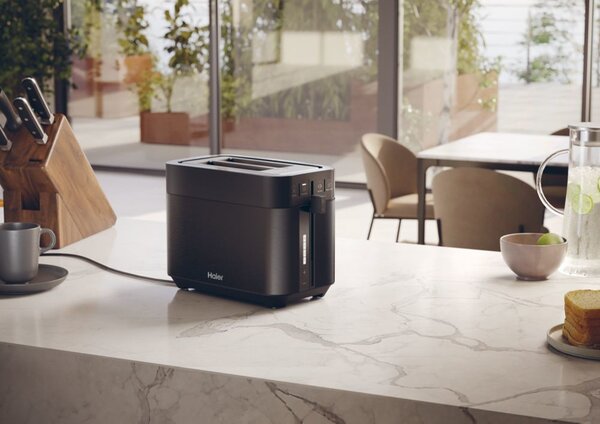 Haier Tostapane 2 Fette Potenza 1150 Watt Touch con 7 Livelli di Tostatura colore Nero - HTO5A3 011 I-Master Serie 5