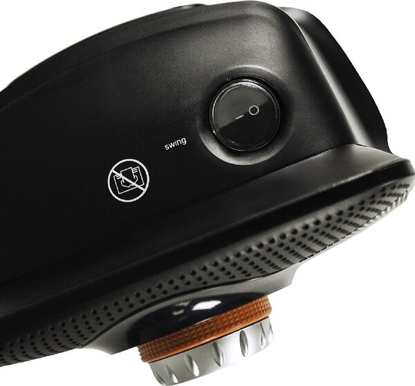 Argo Termoventilatore Ceramico Stufa elettrica Caldobagno Potenza 2000 Watt Oscillante con Termostato colore Nero - BEAT