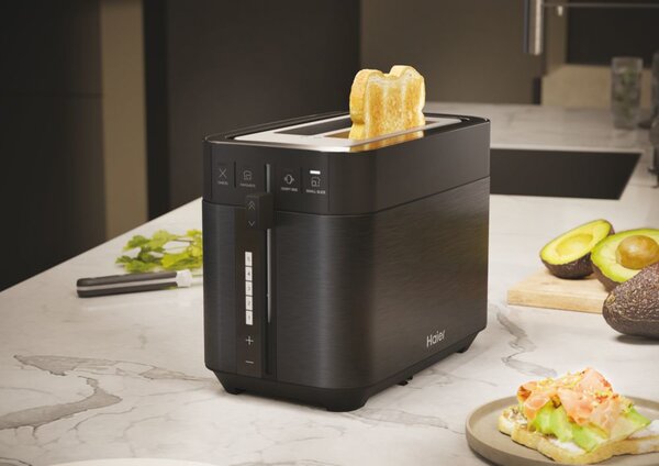 Haier Tostapane 2 Fette Potenza 1150 Watt Touch con 7 Livelli di Tostatura colore Nero - HTO5A3 011 I-Master Serie 5