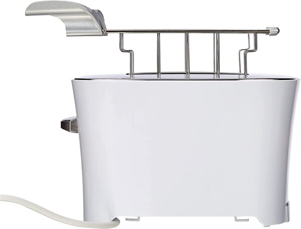 Melchioni Tostapane con pinze 2 Fette Potenza 600 Watt 7 Livelli di Cottura con Timer Funzione scongelamento e Cassetto fondo Raccoglibriciole colo