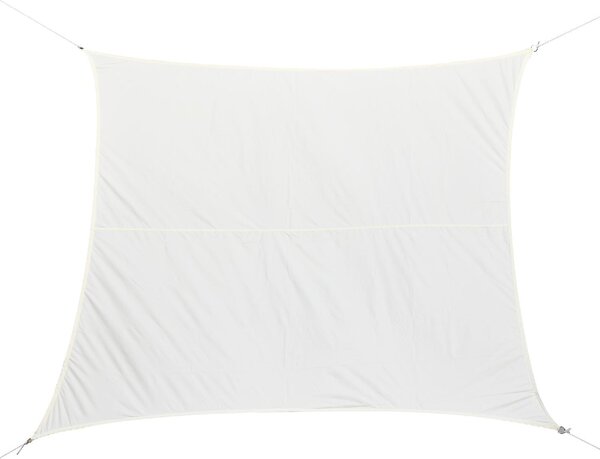 VivaGarden Vela Ombreggiante Rettangolare 3x4 mt in Poliestere colore Bianco Crema