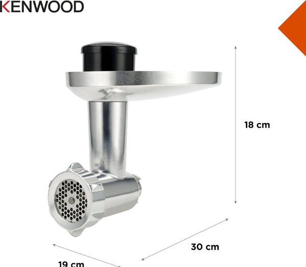 Kenwood Tritacarne Accessorio Compatibile con Modelli Gamma Chef - KAX950ME