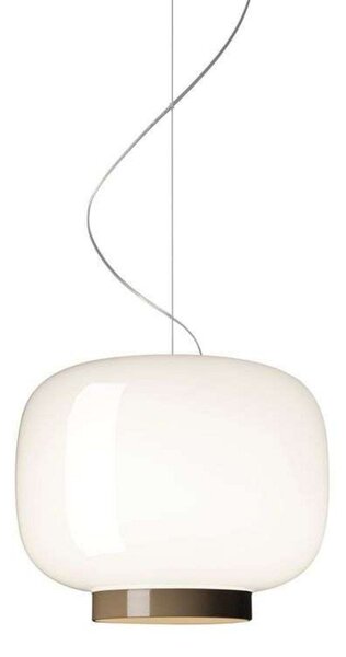 Lampada a sospensione Foscarini, Bianco, Soggiorno, Vetro