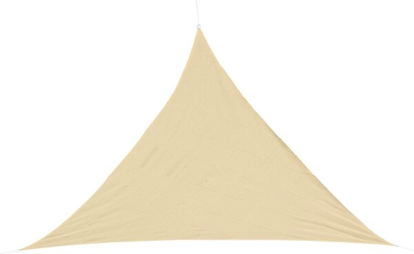 VivaGarden Vela Ombreggiante Triangolare 3x3x3 mt in HDPE colore Sabbia