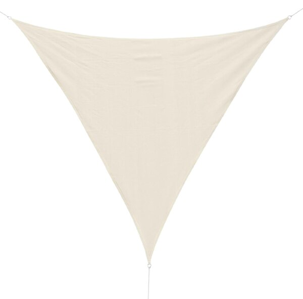 VivaGarden Vela Ombreggiante Triangolare 4x4x4 mt in HDPE colore Crema