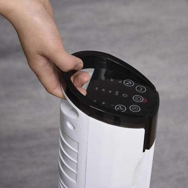 DecHome Ventilatore a Colonna Torre senza Pale Telecomando Oscillazione 3 Funzioni 3 Velocit - D24517V95