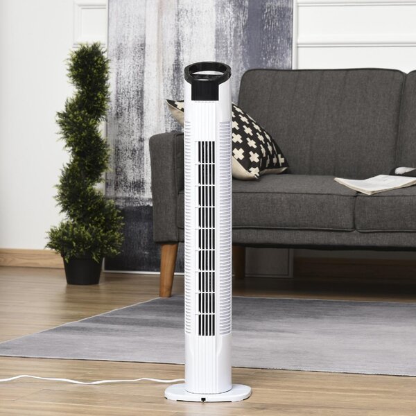 DecHome Ventilatore a Colonna Torre senza Pale Telecomando Oscillazione 3 Funzioni 3 Velocit - D24517V95