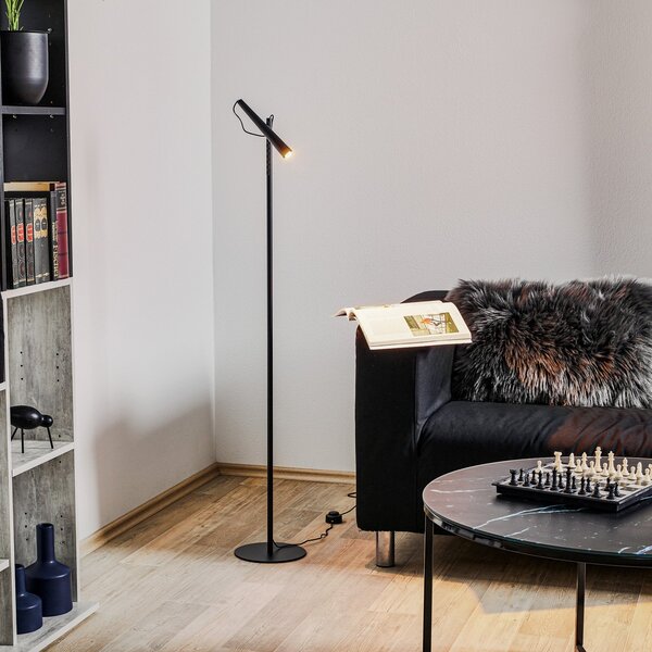 Lampada da terra Foscarini, Magneto, Nero, Soggiorno, Metallo, Design