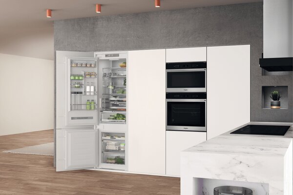 Whirlpool WHC20 T593P Frigorifero da Incasso Combinato Capacit 280 litri Classe energetica D Raffreddamento Ventilato
