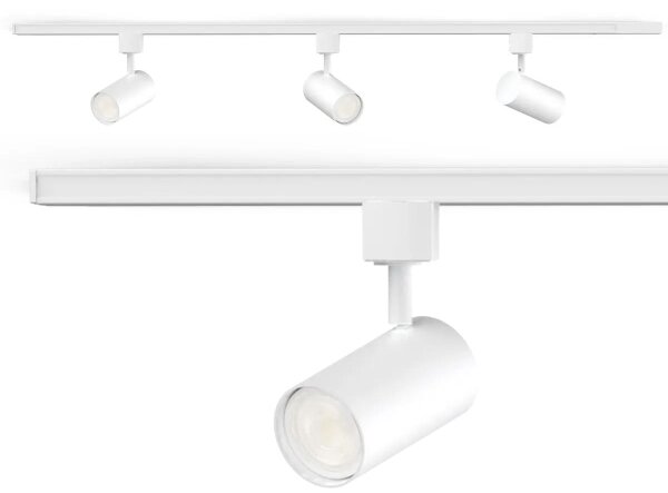 Philips - Faretto per binario EASYLINK 3xGU10/7W/230V 1m bianco
