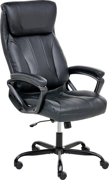BELIANI Sedia da ufficio in nera, seduta regolabile in altezza, girevole, stile moderno, ufficio, studio