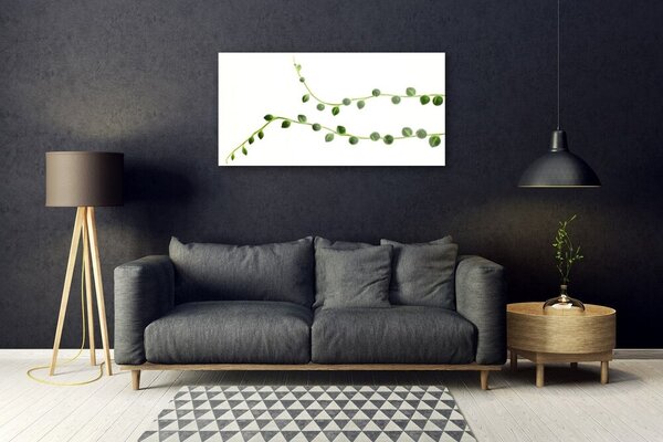 Quadro in vetro Pianta ornamentale 100x50 cm 2 appendini