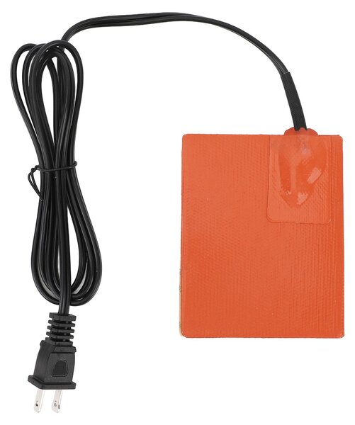 Tappetino riscaldante in silicone, cuscino riscaldante in gomma, coperta riscaldante, flessibile, 102 x 127 mm