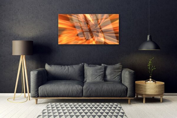 Quadro vetro Grafica astratta 100x50 cm 2 appendini