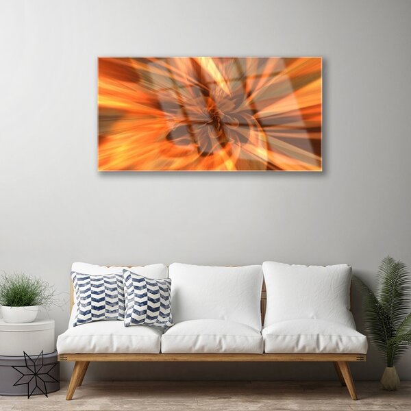 Quadro vetro Grafica astratta 100x50 cm 2 appendini