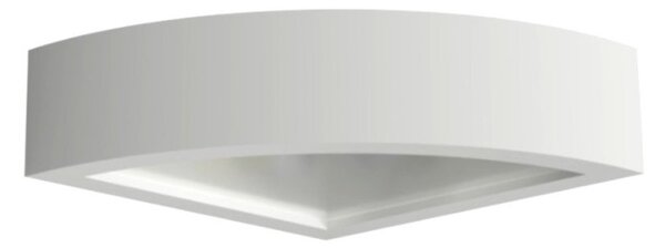 Applique angolare lampadari bartalini renroc s g9 led gesso verniciabile vetro - Lampadari Bartalini Gesso