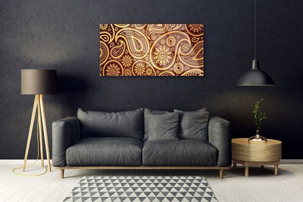 Quadro di vetro Grafica astratta 100x50 cm 2 appendini