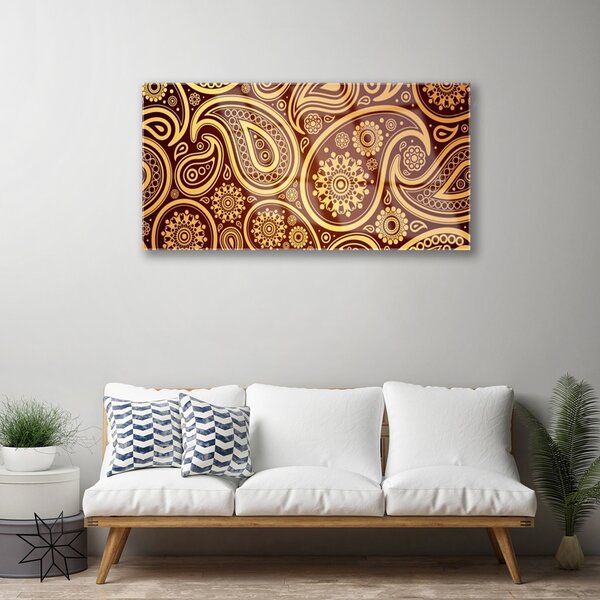 Quadro di vetro Grafica astratta 100x50 cm 2 appendini