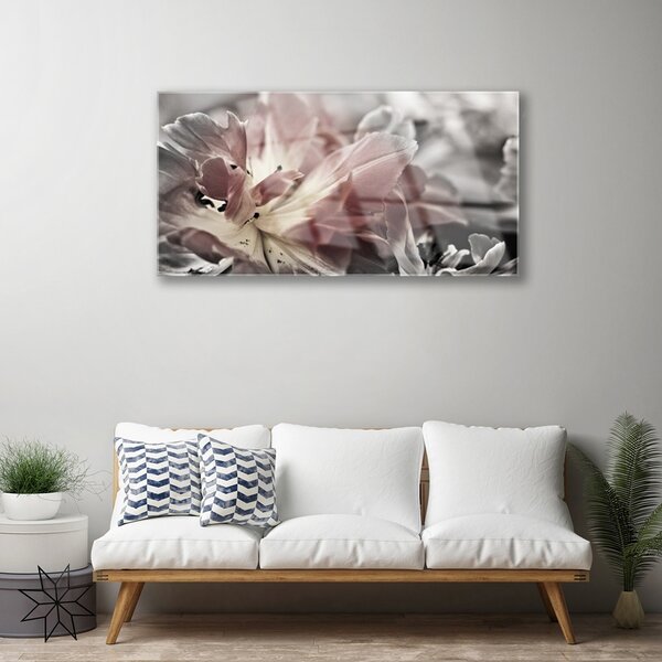 Quadro vetro Grafica astratta 100x50 cm 2 appendini