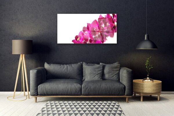 Quadro vetro Fiori Pianta naturale 100x50 cm 2 appendini