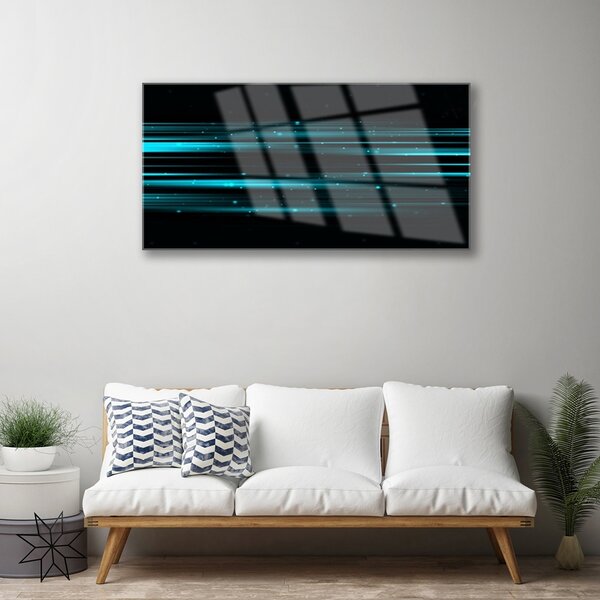 Quadro di vetro Grafica astratta 100x50 cm 2 appendini